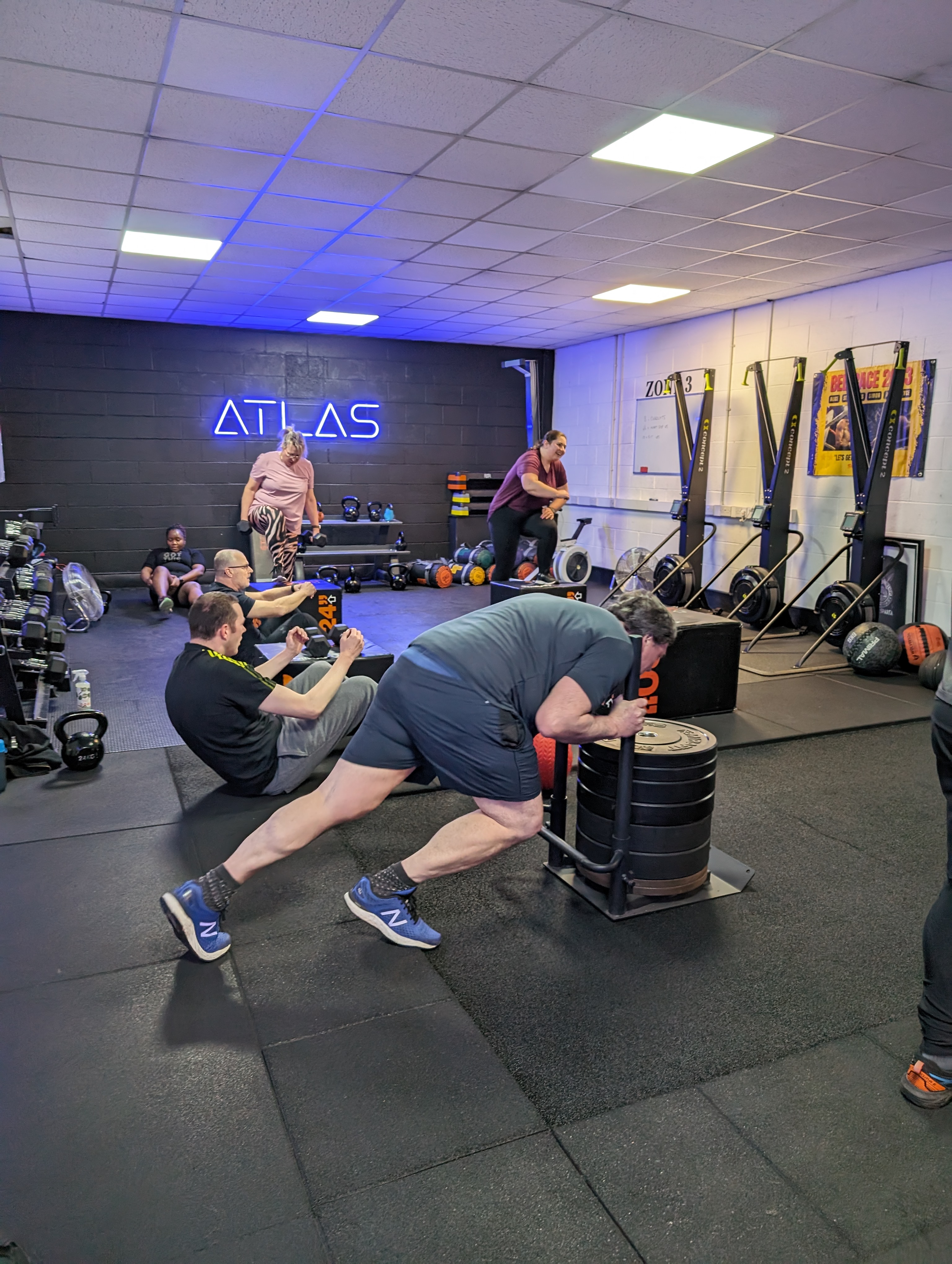Sam's gym facility